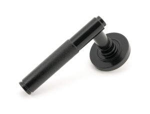 black brompton lever on rose set (plain) unsprung