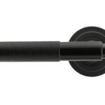 black brompton lever on rose set (art deco) unsprung