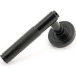 black brompton lever on rose set (art deco) unsprung