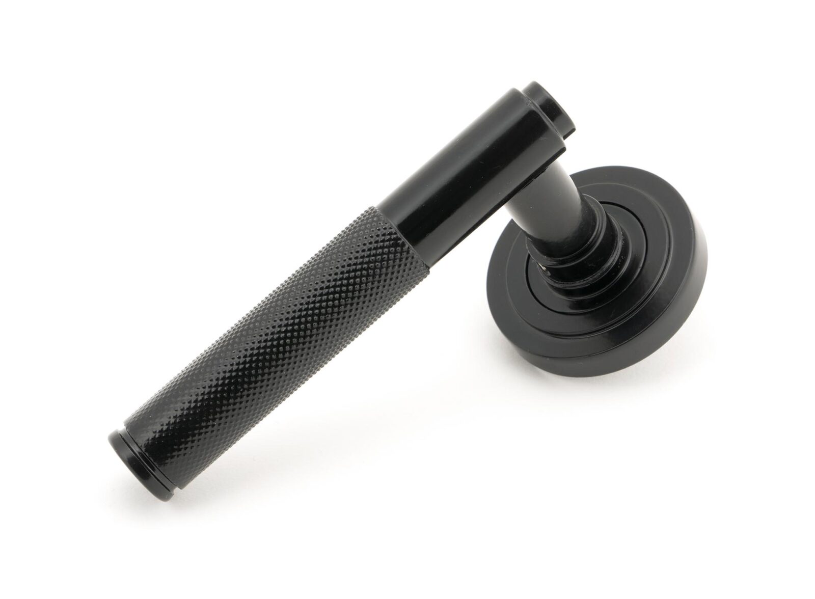 black brompton lever on rose set (art deco) unsprung