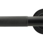 matt black brompton lever on rose set (plain) unsprung