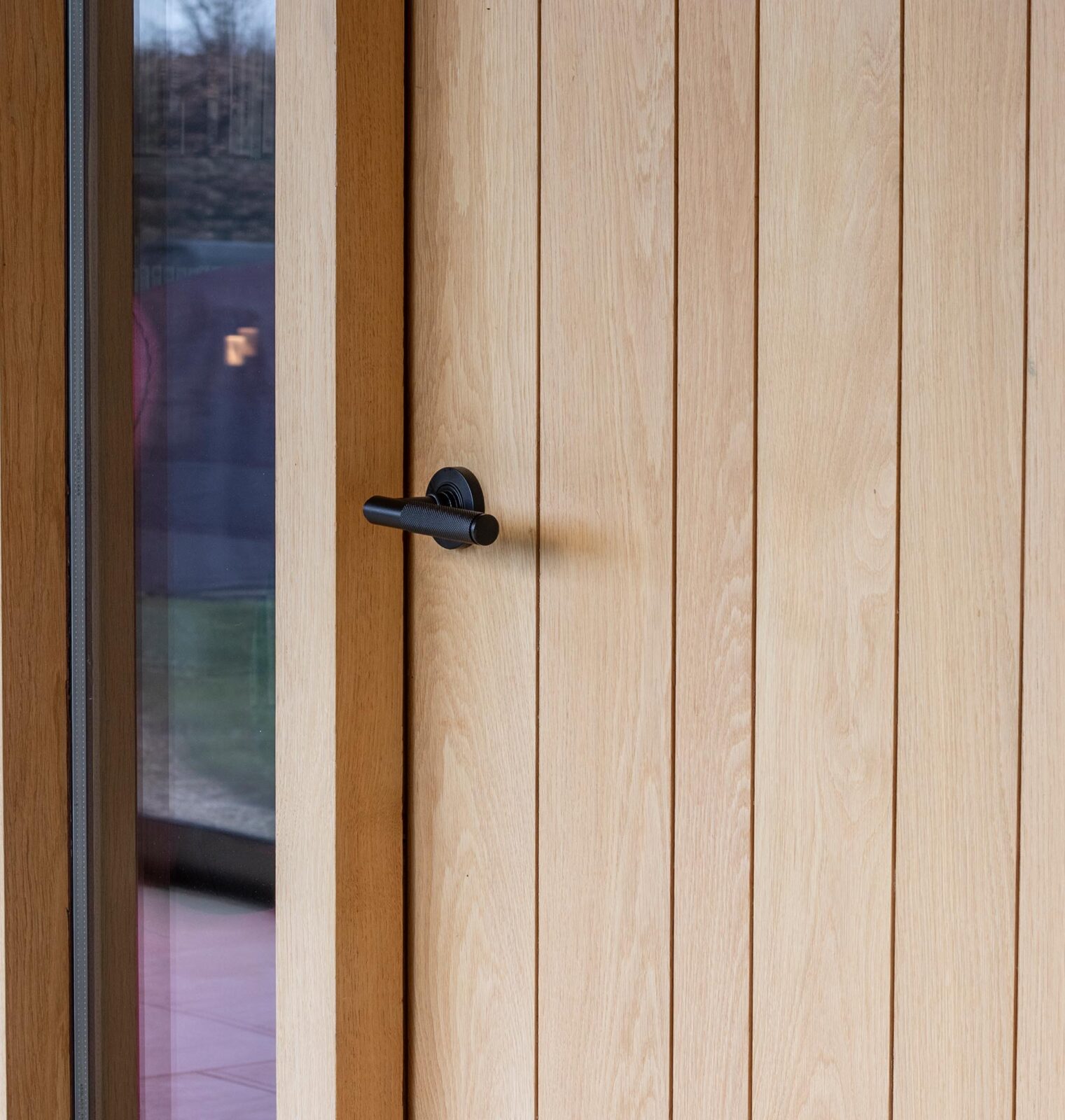 matt black brompton lever on rose set (plain) unsprung