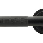 matt black brompton lever on rose set (art deco) unsprung