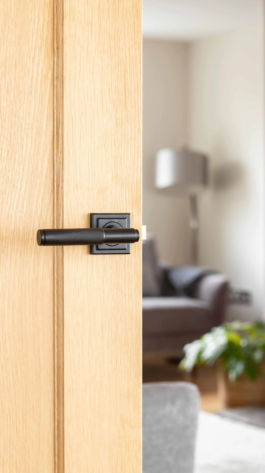 matt black brompton lever on rose set (square) unsprung