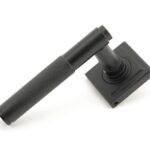 matt black brompton lever on rose set (square) unsprung