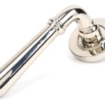 polished nickel newbury lever on rose set (plain) unsprung