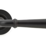 aged bronze newbury lever on rose set (plain) unsprung