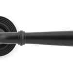 aged bronze newbury lever on rose set (beehive) unsprung