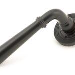 aged bronze newbury lever on rose set (beehive) unsprung