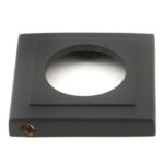 aged bronze newbury lever on rose set (square) unsprung