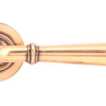 polished bronze newbury lever on rose set (plain) unsprung