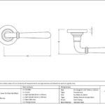 polished bronze newbury lever on rose set (plain) unsprung