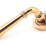 polished bronze newbury lever on rose set (plain) unsprung