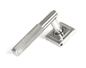 polished marine ss (316) brompton lever on rose set (square) unsprung