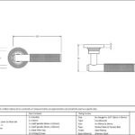 aged bronze brompton lever on rose set (beehive) unsprung