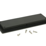 aged bronze 175mm art deco rectangular pull