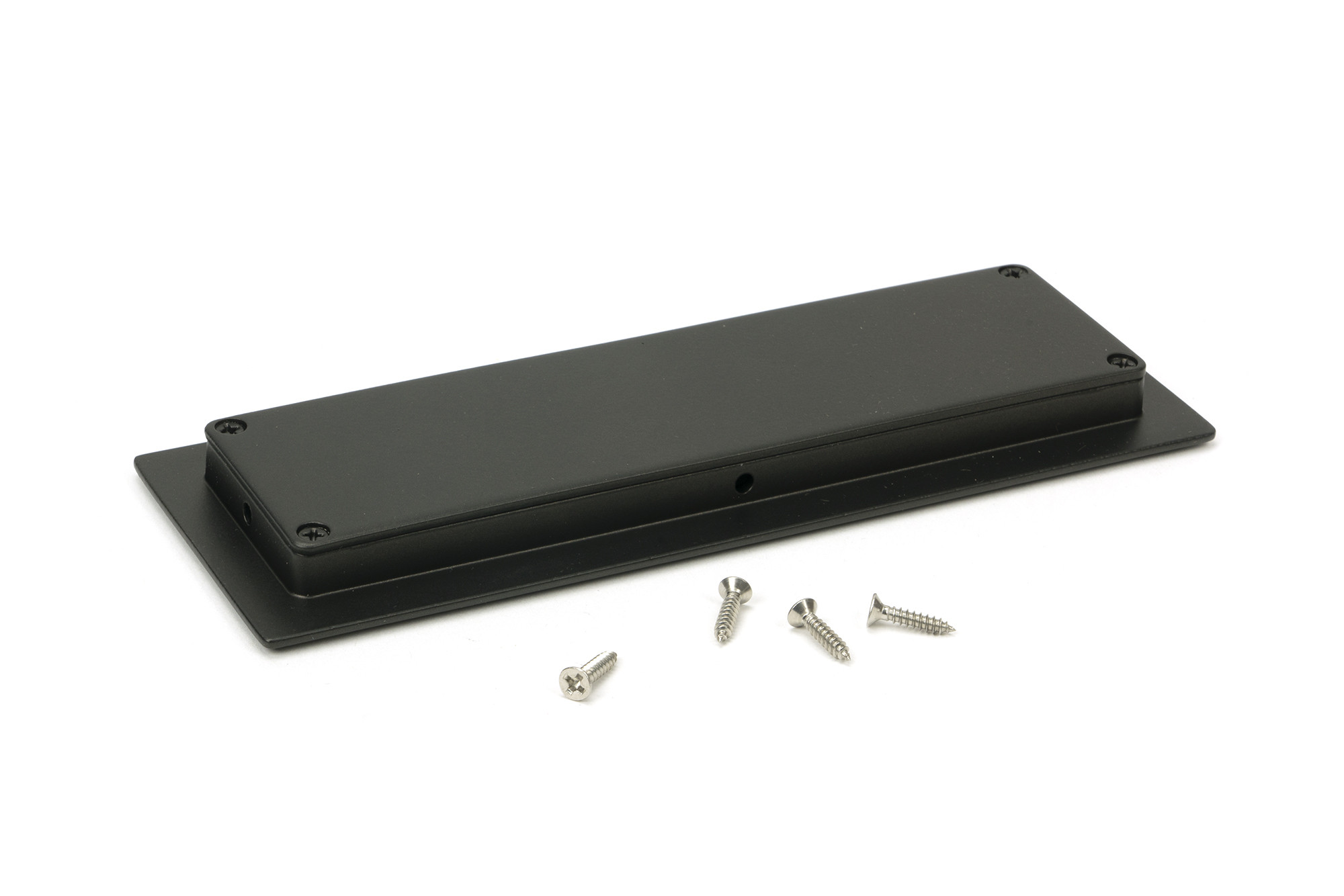 aged bronze 175mm art deco rectangular pull