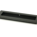 aged bronze 175mm art deco rectangular pull