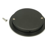 aged bronze 75mm art deco round pull