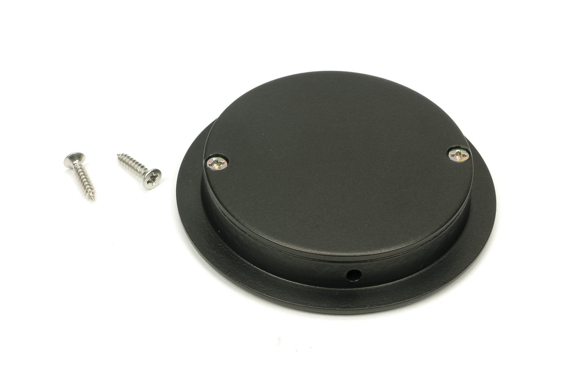 aged bronze 75mm art deco round pull