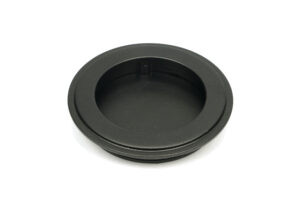 aged bronze 75mm art deco round pull