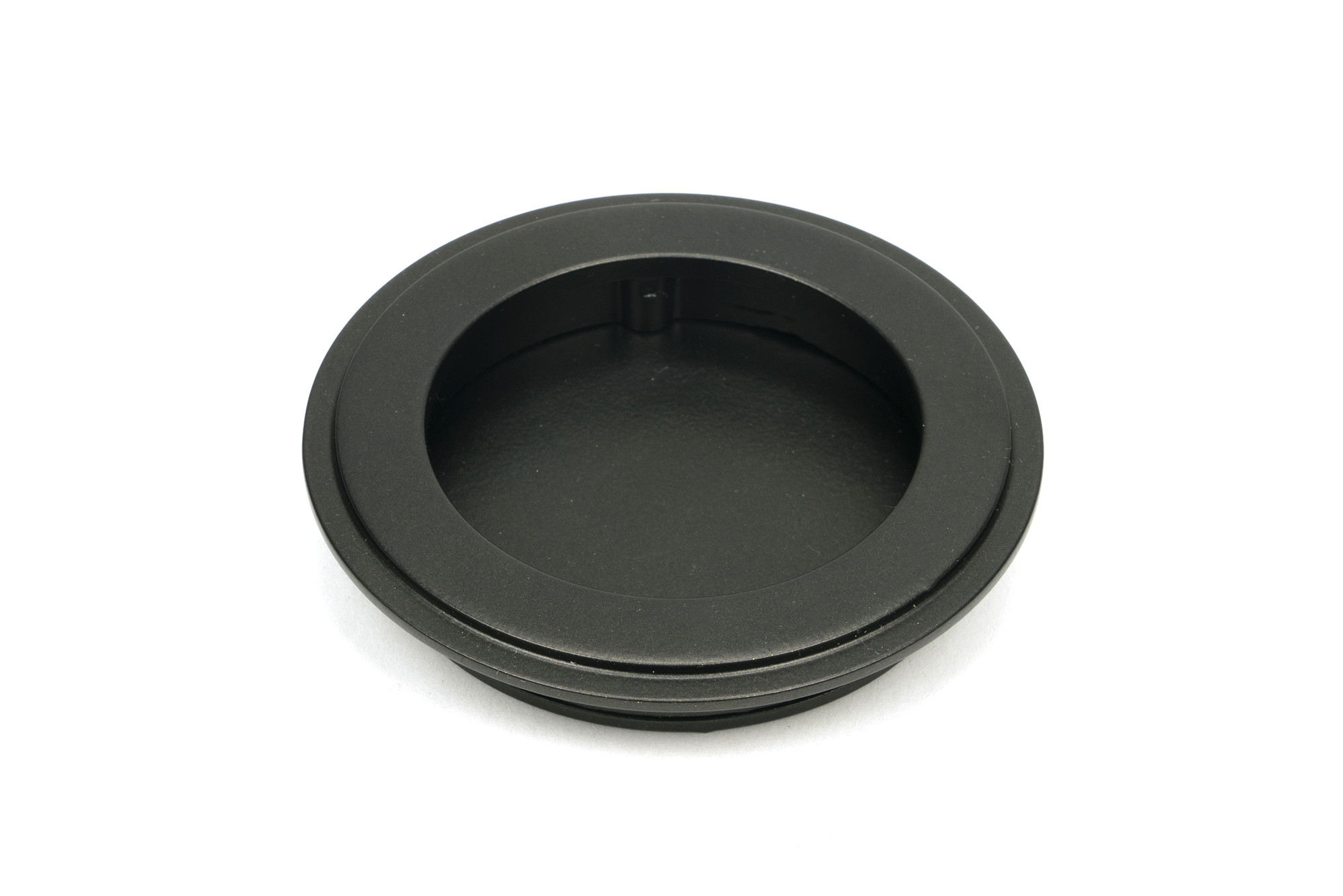 aged bronze 75mm art deco round pull