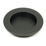 aged bronze 75mm plain round pull