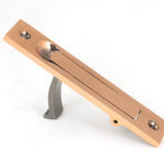 polished bronze 125mm x 25mm edge pull