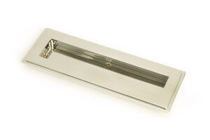 polished nickel 175mm art deco rectangular pull