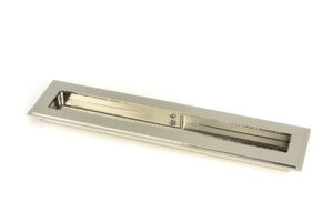 polished nickel 250mm art deco rectangular pull