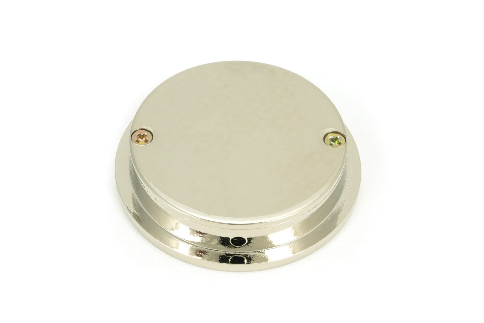 polished nickel 60mm plain round pull