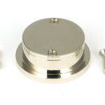 polished nickel 34mm round finger edge pull