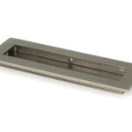 pewter 175mm plain rectangular pull