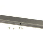 pewter 250mm plain rectangular pull