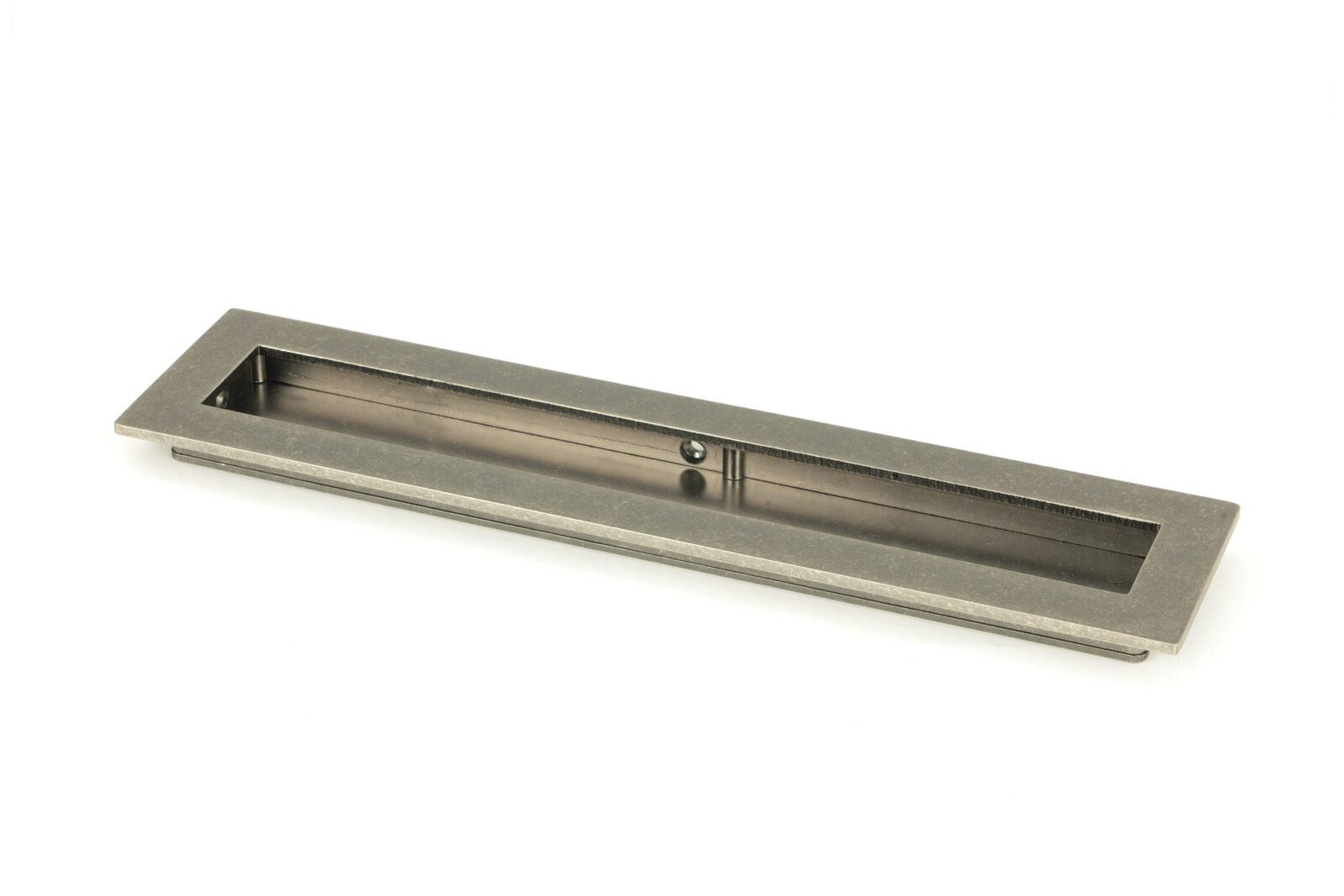 pewter 250mm plain rectangular pull