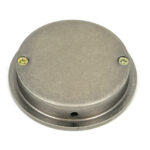 pewter 60mm plain round pull