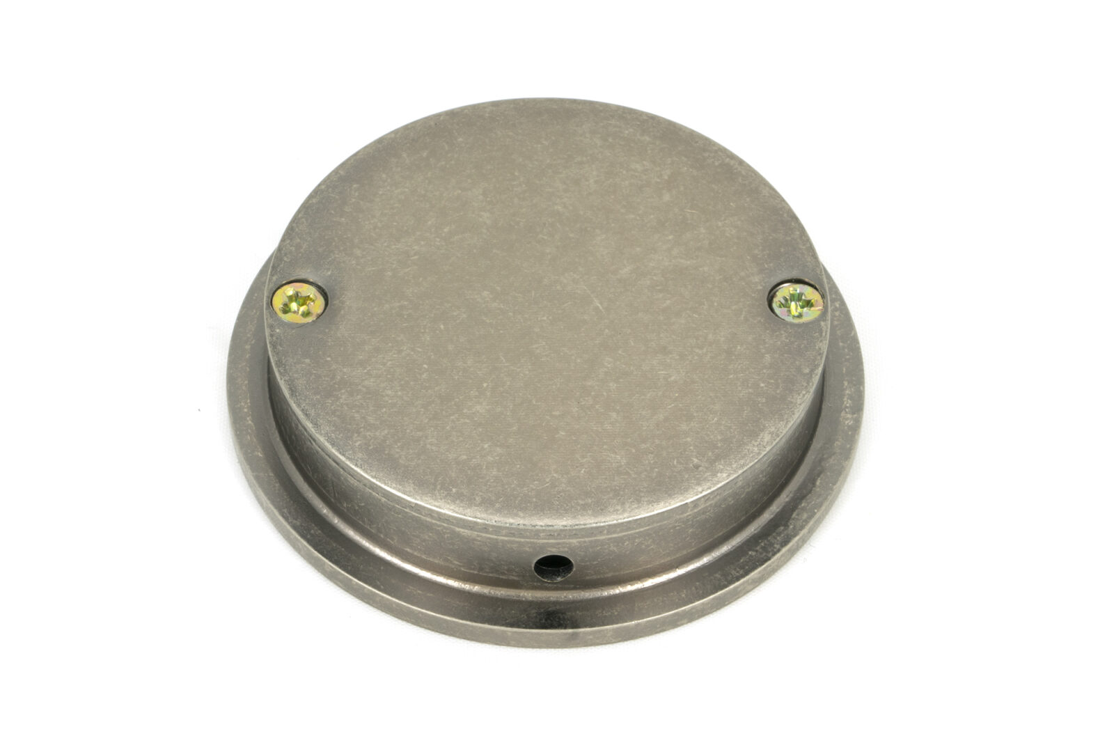 pewter 60mm plain round pull