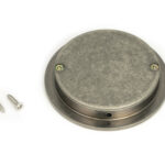 pewter 75mm plain round pull