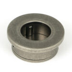 pewter 34mm round finger edge pull