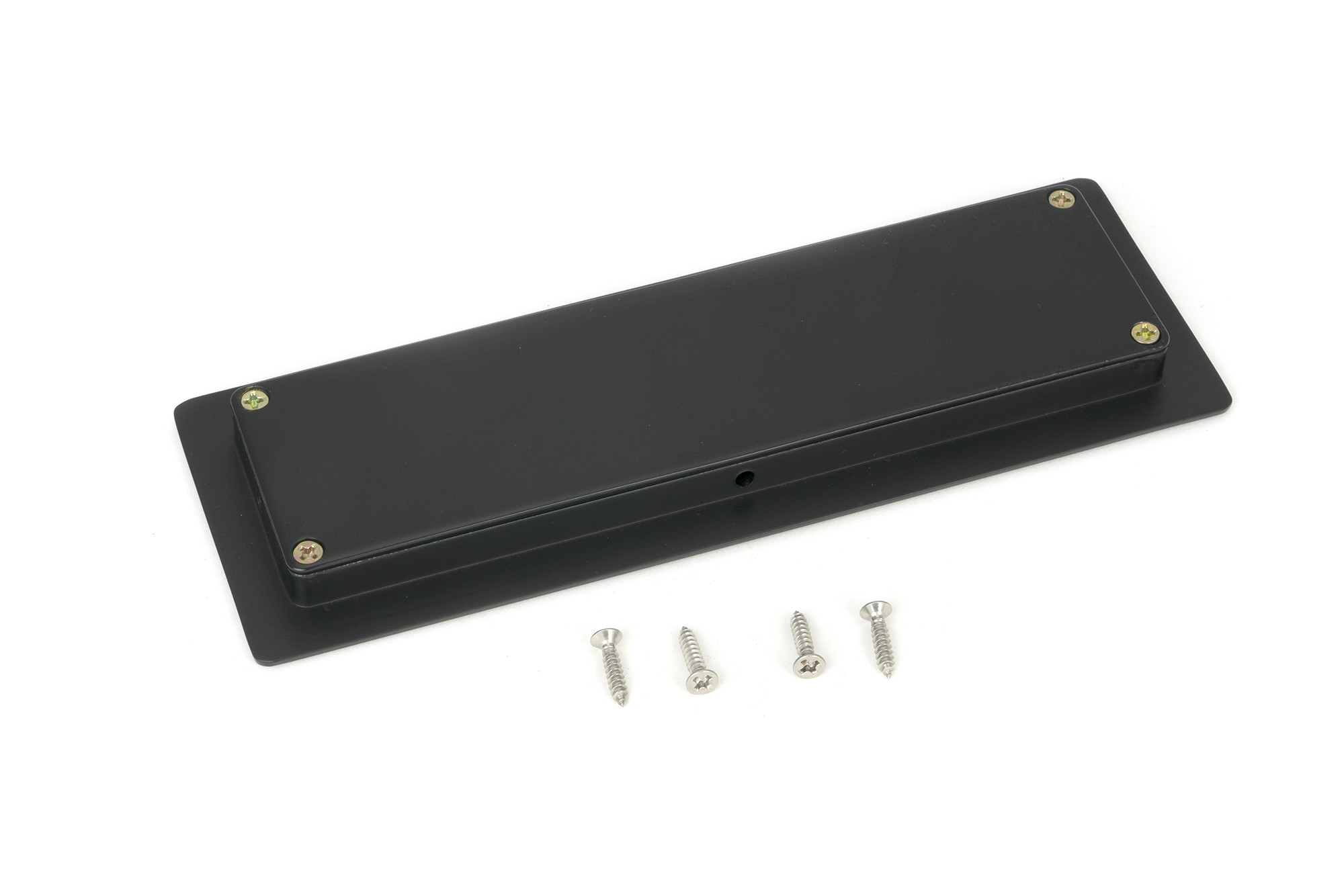 matt black 175mm art deco rectangular pull