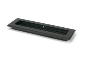 matt black 175mm art deco rectangular pull