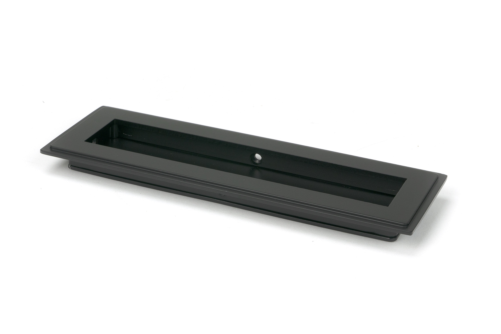 matt black 175mm art deco rectangular pull
