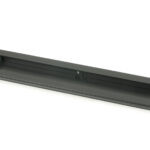 matt black 250mm art deco rectangular pull