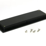 matt black 175mm plain rectangular pull