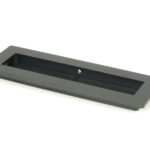 matt black 175mm plain rectangular pull