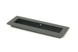 matt black 175mm plain rectangular pull