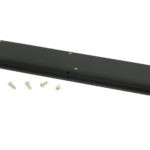 matt black 250mm plain rectangular pull