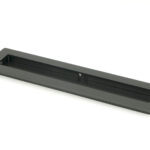 matt black 250mm plain rectangular pull