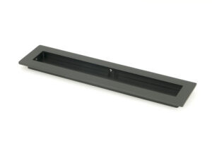 matt black 250mm plain rectangular pull