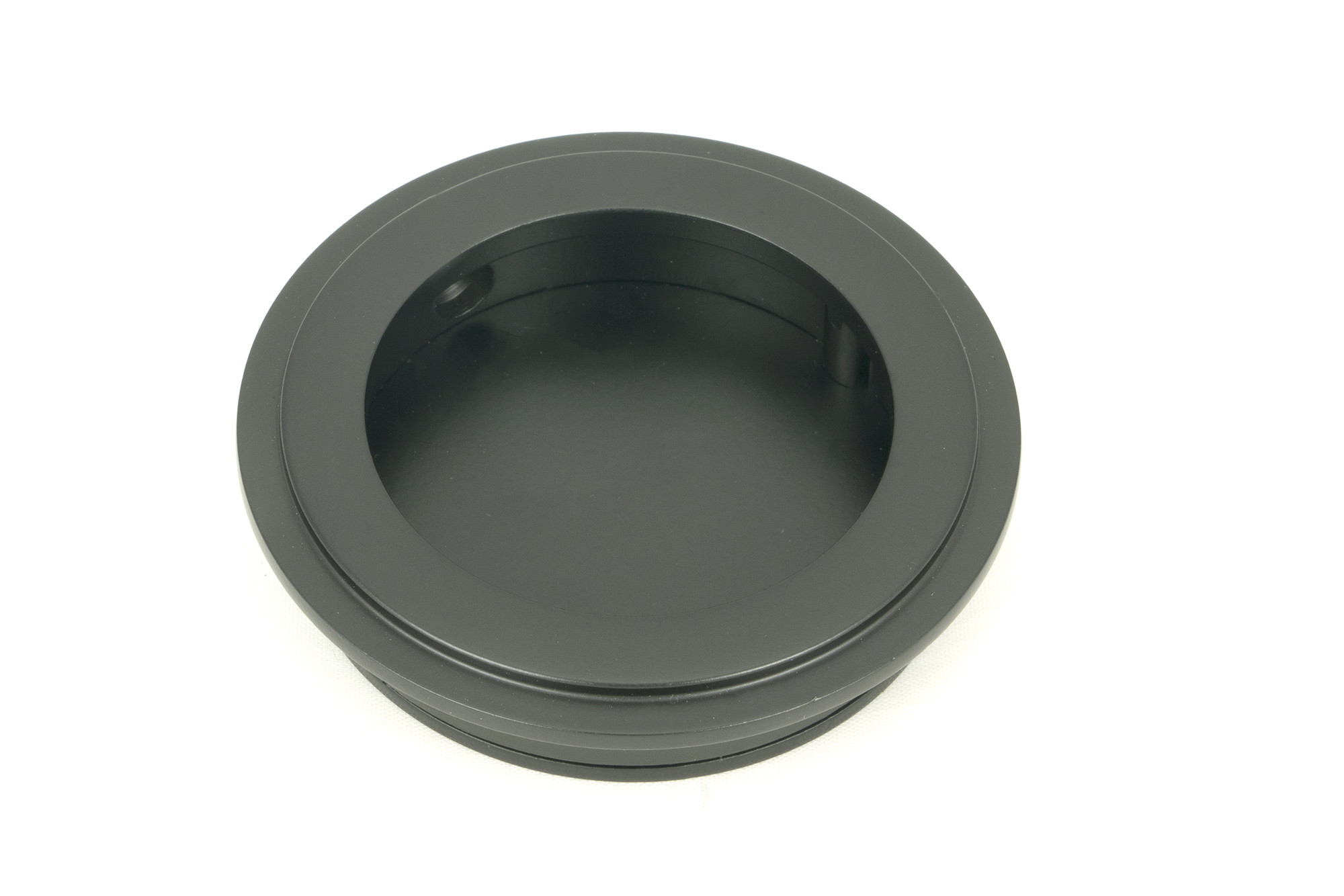 matt black 60mm art deco round pull